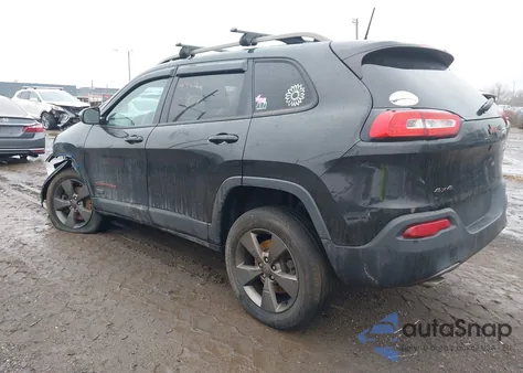 2016 Jeep Cherokee 75Th Anniversary z USA, uszkodzony, nr VIN 1C4PJMCB1GW348803